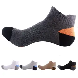 Для мужчин носки до лодыжки осенние короткие модные носки качество Уютный хлопок дышащая пот 2016 Новинка дезодорант мужской Повседневное