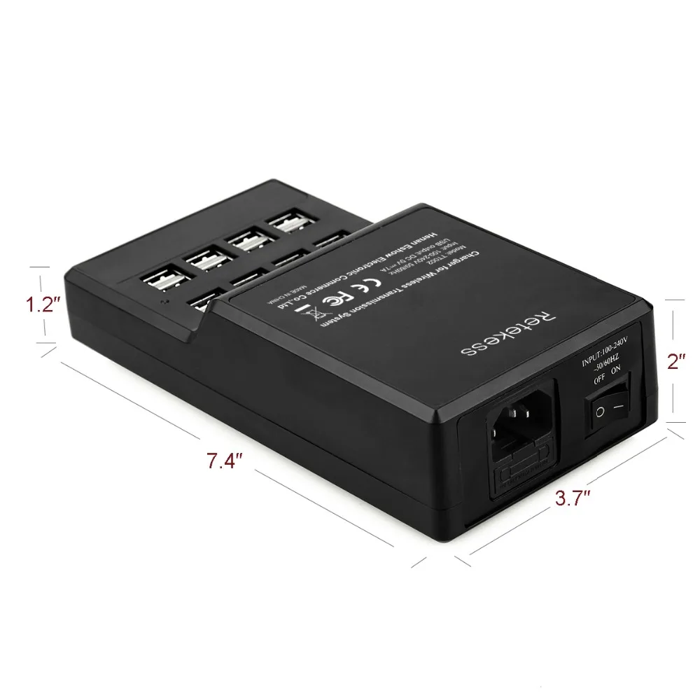 Зарядное устройство RETEKESS TT002 с 16 USB портами 35 Вт 5 в пост. Тока 7 а|Микрофоны| |