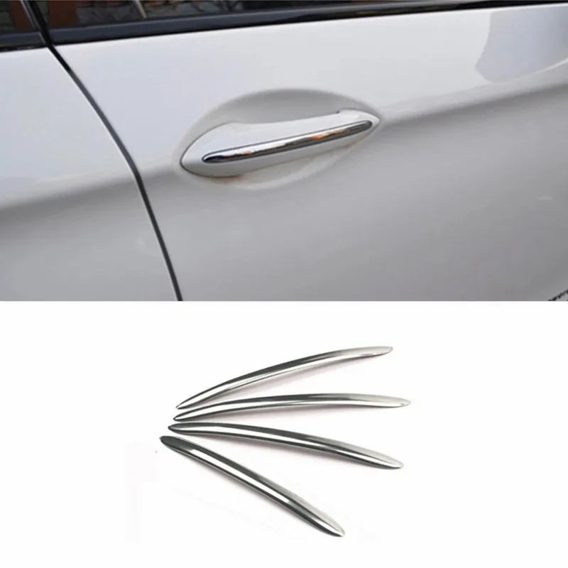 Stainless Steel Car Outer Door Handles Decoration Sticker Trim For BMW 5/7 series GT f10 F01 F07