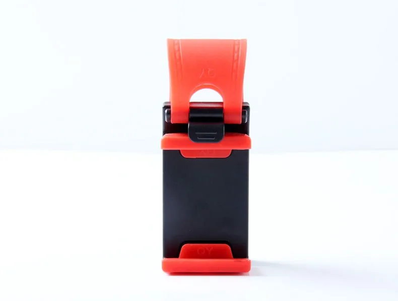 Автомобильный держатель телефона рулевого колеса навигации кронштейн Стенд кожаный чехол Обложка для Apple iPhone 6S/7/7plus/5 SE 5S для samsung LG htc Cubot - Цвет: Красный