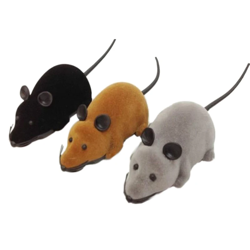 

Remote Control RC Wireless Rat Mouse For Cat Dog Pet Funny Electronic Remote Control Mouse Toy for Children Pet Cat Playing