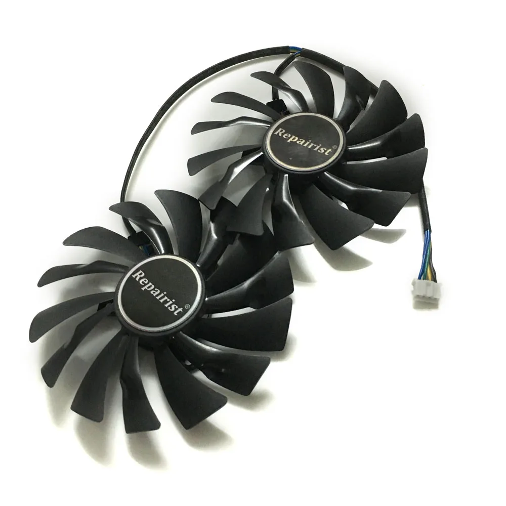 2 шт./лот VGA GPU GTX1080 GTX1070 GTX1060 Броня видеокарта вентилятор охлаждения для MSI GTX