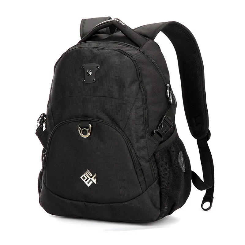 

SUISSEWIN Oxford water repellent physiological curve strap Swiss backpack school bag leisure