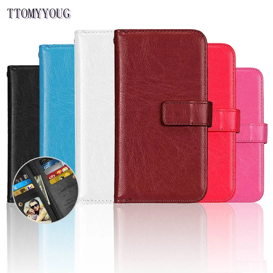 

Book Stand Style Magnetic Leather Case For Alcatel One Touch Pop C7 7040D 7041D OT-7040E 7040F Flip Back Cover High Quality Case