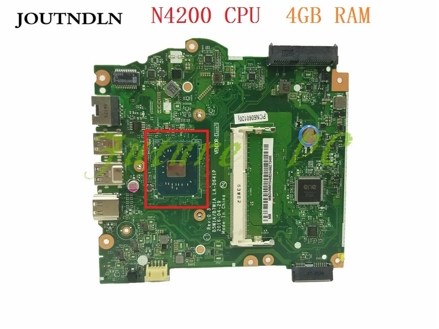 Материнская плата JOUTNDLN для ноутбуков Acer Aspire материнская B5W1A /B7W1A с процессором