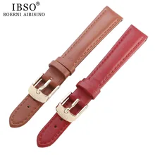 1 шт 20 мм коричневый красный ремешок для часов кожаный ремешок для мужчин и женщин настоящие часы с кожаным ремешком для кварцевых часов
