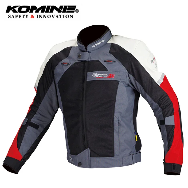KOMINE японская Оригинальная летняя мотоциклетная мужская куртка дышащая анти-осенняя мотоциклетная Защитная куртка мужская гоночная одежда куртка
