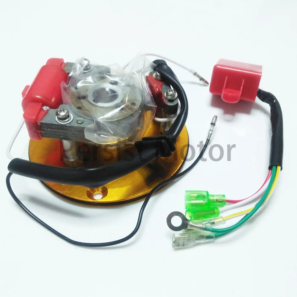 

STONEDER Racing Magneto Stator Red Rotor Ignition CDI Kit For 110cc 125cc 140cc Engine Chinese Lifan YX Pit Dirt Bike Motorcycle