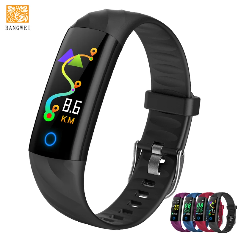 

IP68 Waterproof Smart Watch Pedometer Heart Rate Monitor Blood Oxygen Fitness Tracker Smart Wristband Multi Sport Smart Band+box