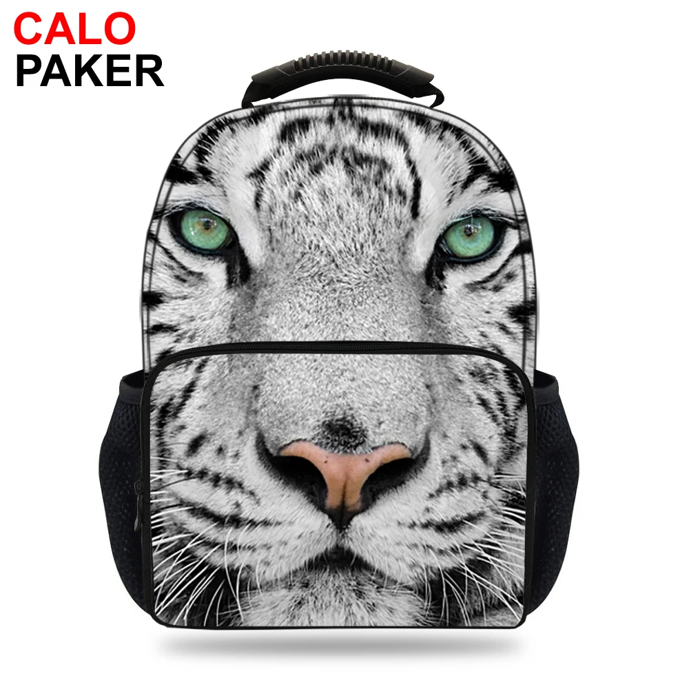 pink animal print backpack