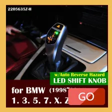 Тире X6 стиль с подсветкой светодиодный рукоятка рычага переключения передач для BMW E46 E39 E60 E90 E92 E82 E87 E38 E84 E83 E53 E86 E89 1998 2011