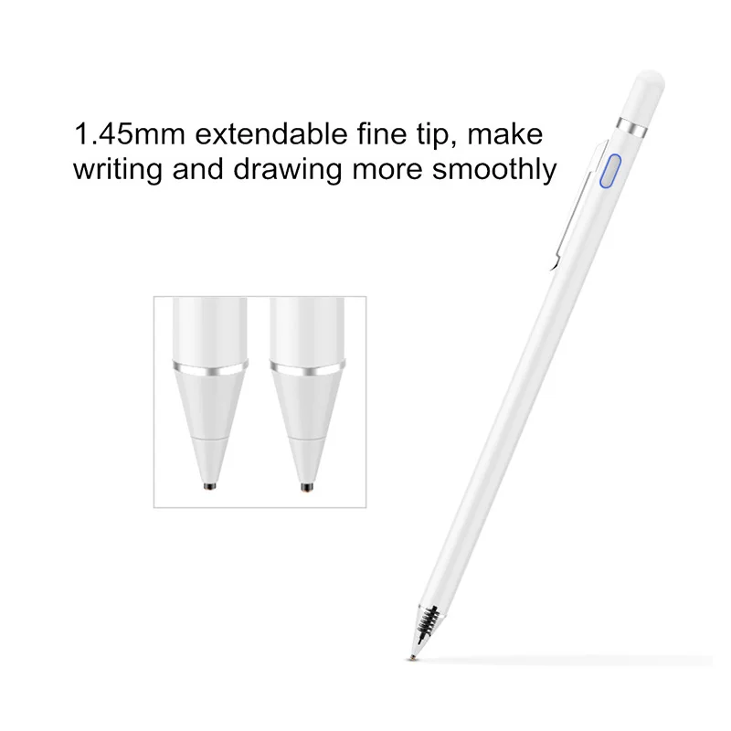 Для apple Pencil, стилус сенсорная панель для планшета карандаш для ipad Pro/1/2/3/4/ipad mini 1 перезаряжаемый Высокоточный