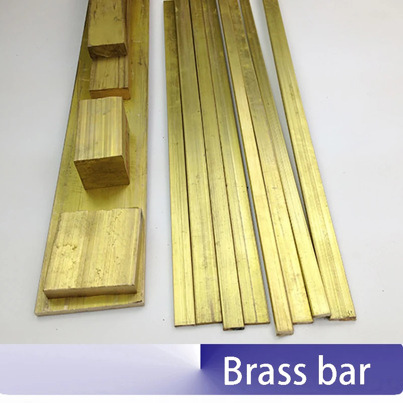 

Length 500mm brass row plate brass strip H59 brass bar thickness 3mm~10mm