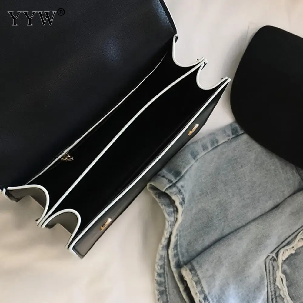 الفاخرة مطرزة الإناث حقيبة كتف شيك اللؤلؤ السيدات بو الجلود حقيبة يد الأبيض Crossbody حقيبة حقائب النساء أكياس النسائية \