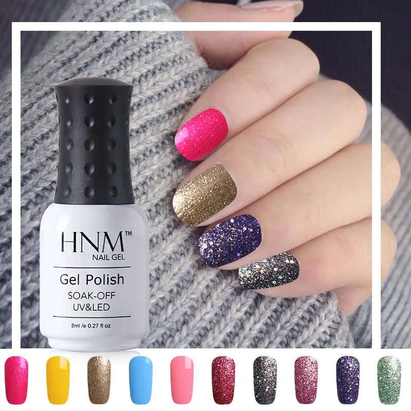 

HNM 8ML Pure Color Gel Nail Polish UV LED Gellak Soak Off Gelpolish Vernis Semi Permanent Polish Esmaltes Lucky Lacquer Hybrid