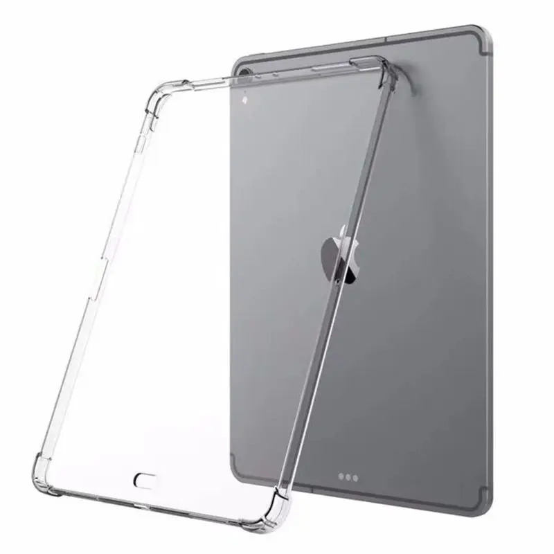

For Apple iPad Pro 11 2018 Transparent Shockproof Soft Clear Anti-Knock TPU Skin Back Cover Case for iPad 2018 11 inch