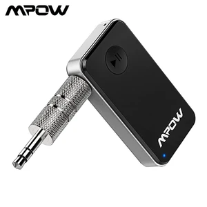 Оригинальный Mpow MBR1 мини беспроводной Bluetooth 4,0 стерео аудио Музыка приемник с микрофоном для AUX гарнитура громкой связи вызова автомобиля/дома системы - изображение
