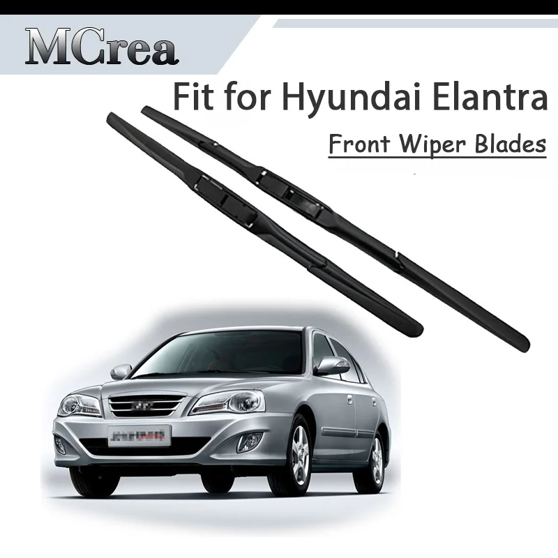 MCrea Car Rubber Front Windshield Cleaning Wiper Blade For Hyundai