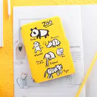 動物園黄色Paperwhite3マグネットpuフリップカバーamazonのkindle paperwhite 1 2 3 449 558ケース6インチ電子ブックタブレットケースカバー