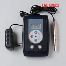 Набор для бровей Перманентный макияж машина татуировки бровей татуировки комплекты питания с иглой 10 шт