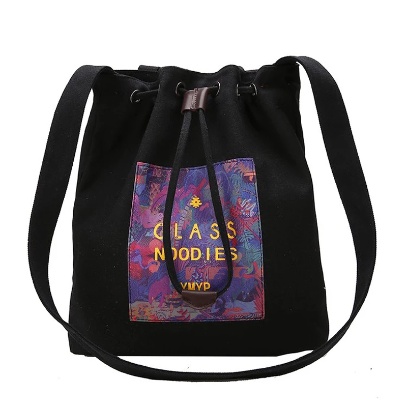 

panelled fashion Casual Ladies canvas bag brief Sling shoulder handbag bag Crossbody large capacity tote bag design Shopping Bag