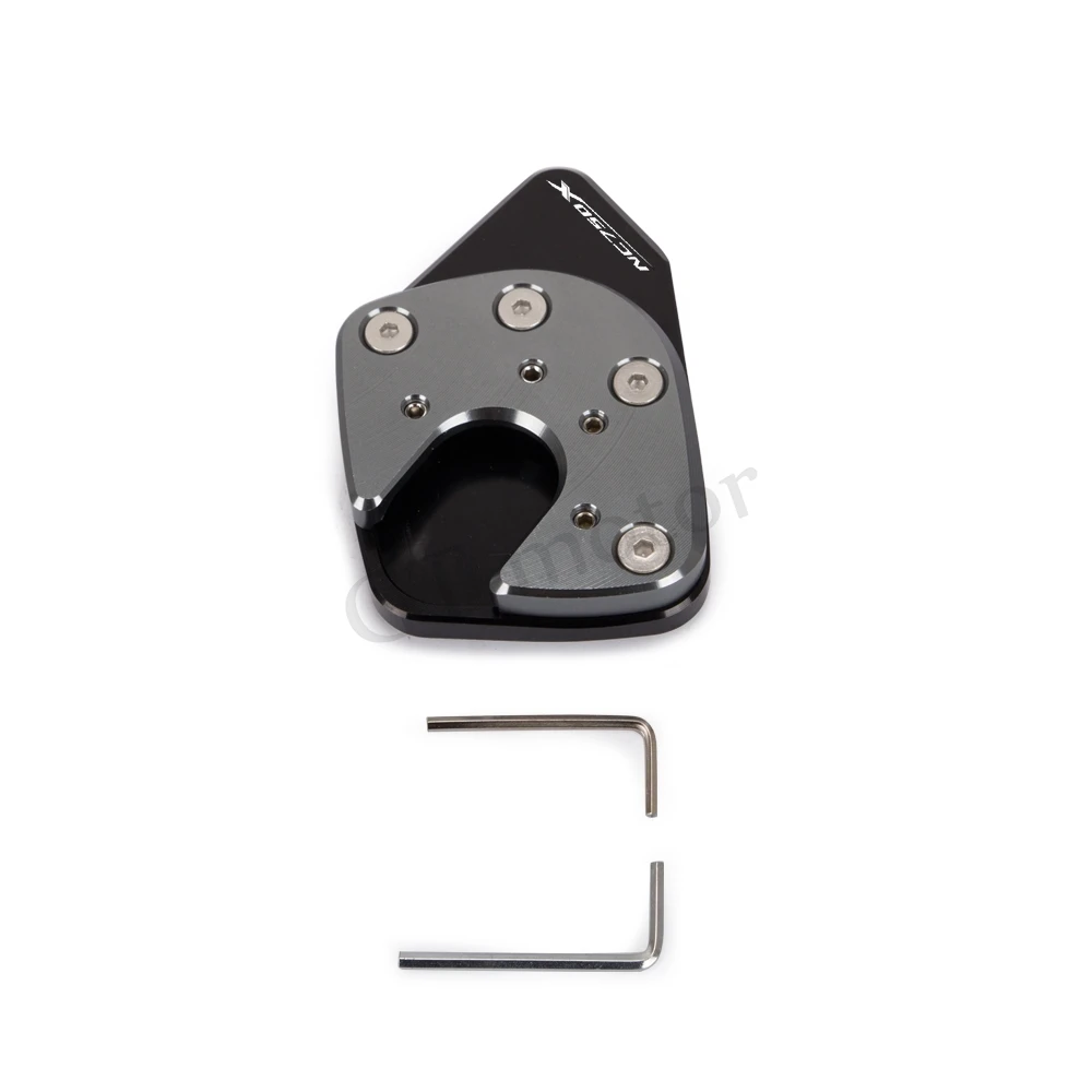  Motorcycle Kickstand Side Stand Extension Plate Foot Pad Support Enlarge For HONDA NC750X NC 750X N