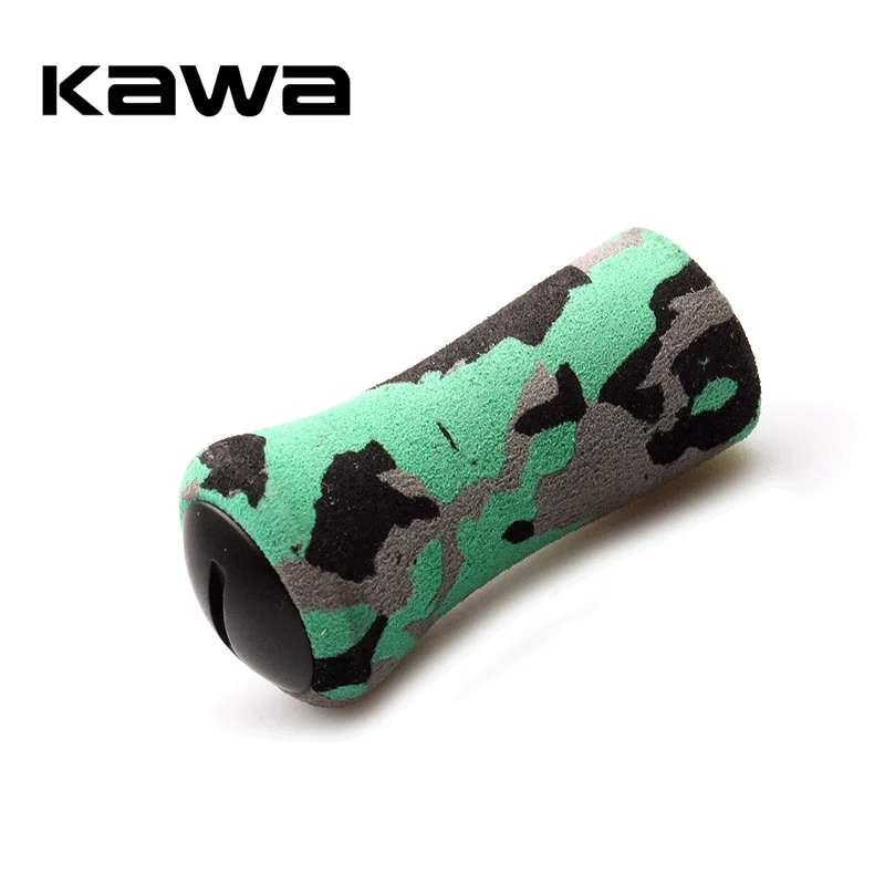 Kawa 1pc Fishing Reel Handle Knob Materials Camouflage EVA Lighte For Daiw/Shim Reel DIY Handle Accessory Include 2pcs Bearings