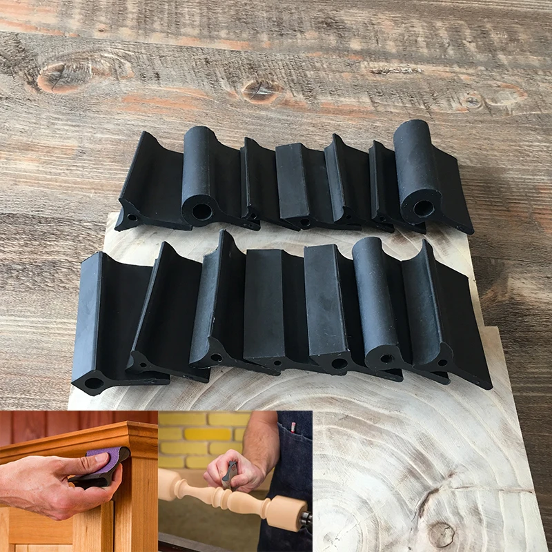 

14 PCS Set Woodwork Or Leather Polishing Pad Tools Abrasive Pad For Carving Wood,Woodworking Sandpaper Mats FC0092