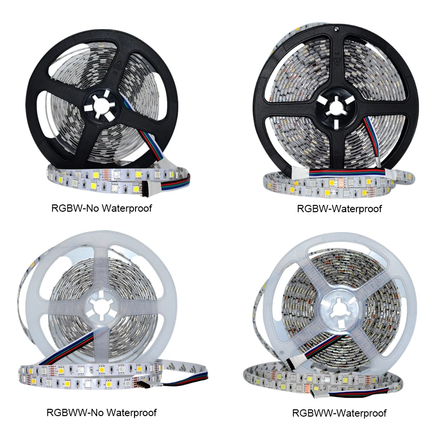 DC12V 5050 RGBW/RGBWW светодиодный светильник водонепроницаемая гибкая лента SMD+ RF сенсорный пульт дистанционного управления+ 3A блок питания