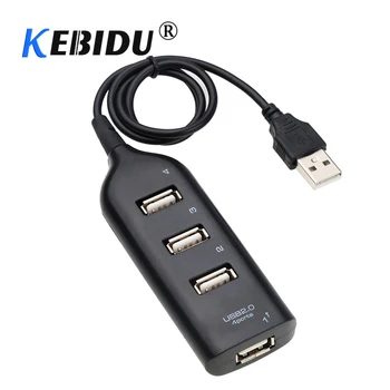 자동차 담배 라이터 분배기, 고속 USB 2.0, 4 포트 USB 허브 소켓 분배기 어댑터, PC 컴퓨터 사무실 집 전화 자동
