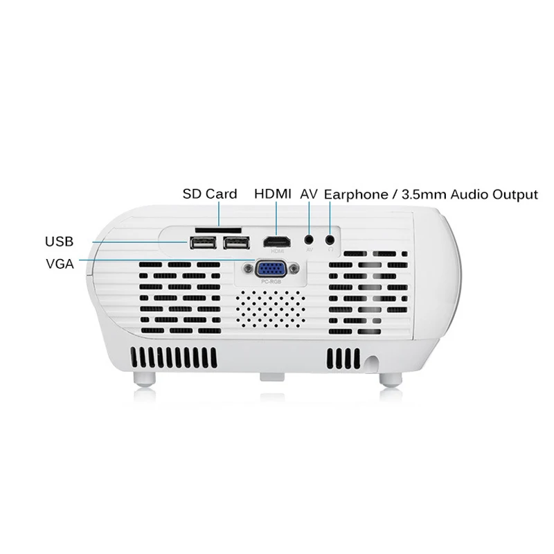 ByJoTeCH W1 Full HD1080P светодиодный проектор 2500 люменов 3D видео домашний кинотеатр проектор HDMI мульти экран взаимодействие projetor Vs X9