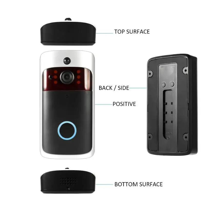 M3 Night Vision WIFI Smart Video Doorbell Wireless Portable Home Door Bell Cordless Phone Intercom Smart Home Parts M3 Night Vision WIFI Smart Video Doorbell Wireless Portable Home Door Bell Cordless Phone Intercom Smart Home Parts