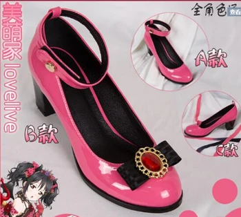 

Love Live! Little Devil Demon Awaken Eli Ayase Cosplay Shoes Rin Hoshizora Cosplay Shoes High Heel For Women Girls