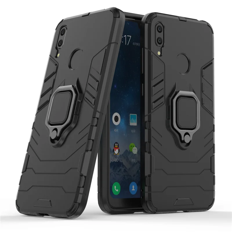 

For Huawei Y7 2019 Case Magnetic Finger Ring Kickstand Hard Phone Case For Huawei Y7 Prime 2019 Cover For Huawei Y7 2019 Fundas