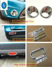 Для Suzuki Vitara Escudo 2015 2016 2017 2018 ABS Chrome передних/задние противотуманные/Хвост Стоп лампа литье гарнир Обложка отделка