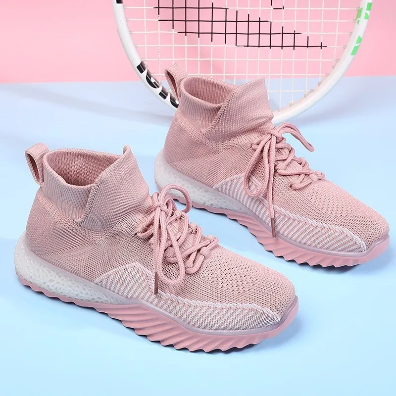 

free shipping 2019 new brand Women Sneakers Outdoor Running Shoes Sports Shoes Mesh Light Bottom Casual Shoes