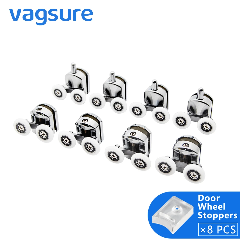 Home Improvement 4PCS Bottom Replacement Rollers Shower Sliding Door