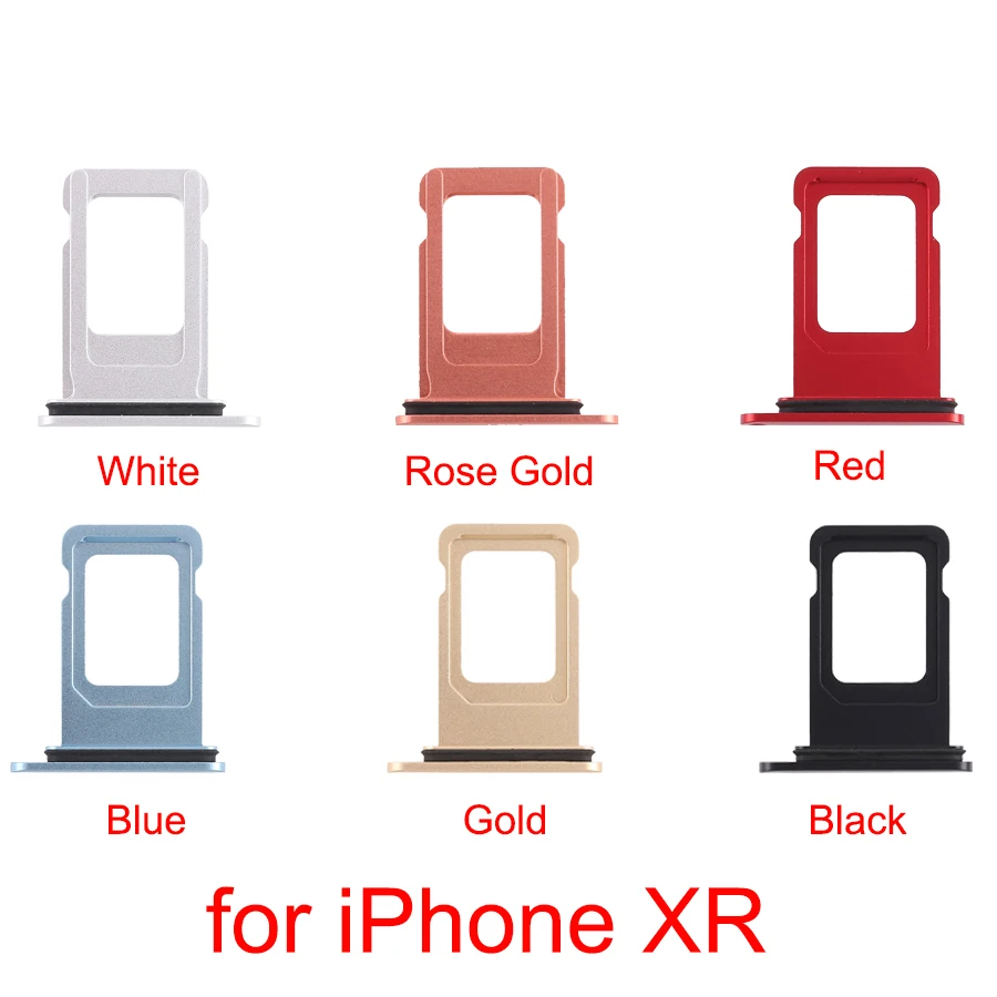 6 цветов для iPhone XR sim-карты лоток для iPhone XR(одна sim-карта