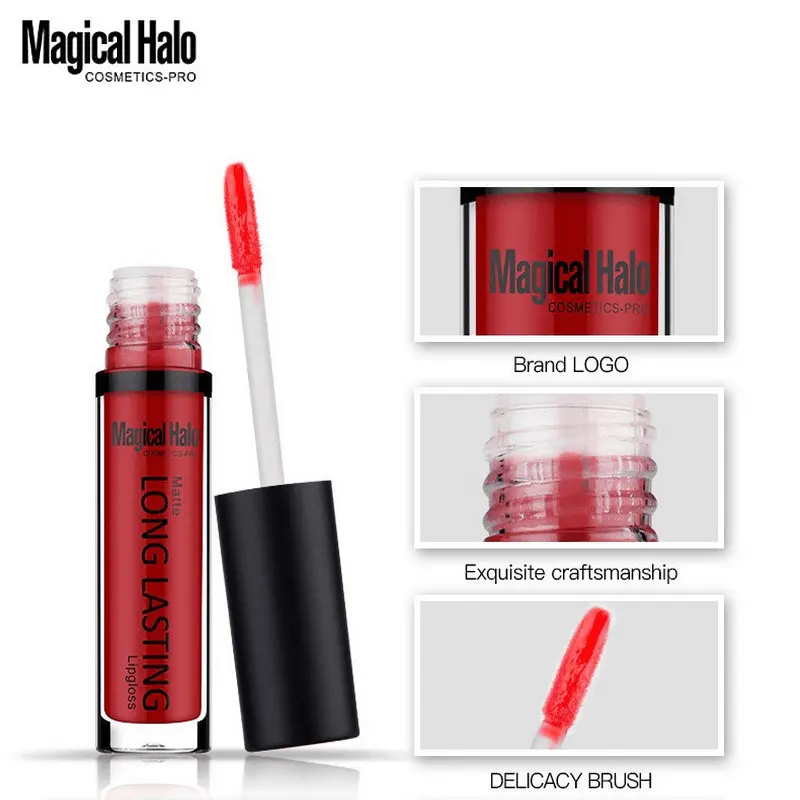 

14color lip gloss Magical Halo Brand makeup hot style matte waterproof new liquid matte lipstick cosmetic
