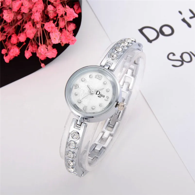 Light Luxury Girl Temperament Watch Bracelet Set Chain Watch Birthday Gift Women's Watch Bracelet Set with Box D25 (12)