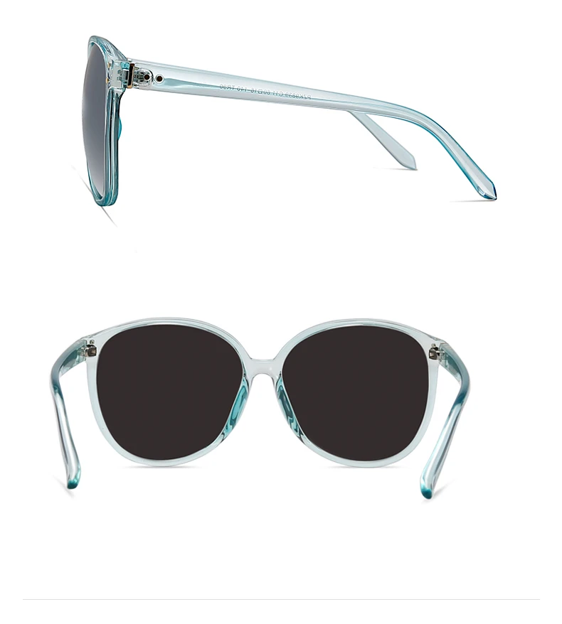 Поляризованные солнцезащитные очки для женщин PARZIN, бренд-дизайн, большие оправы, классические ретро-очки с овальной оправой, цветные линзы с зеркальным покрытием