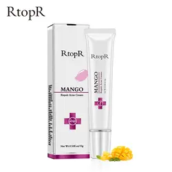 RtopR Mangifera Indica Repair Acne Cream 15 г анти Лечение шрамов, от угрей крем против угрей сужение пор отбеливание увлажняющий