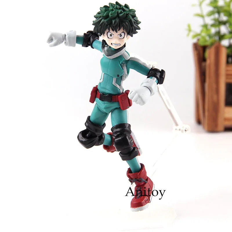 Anime Figma 323# My Hero Academia Midoriya Izuku Figure Figurine New Toy In Box