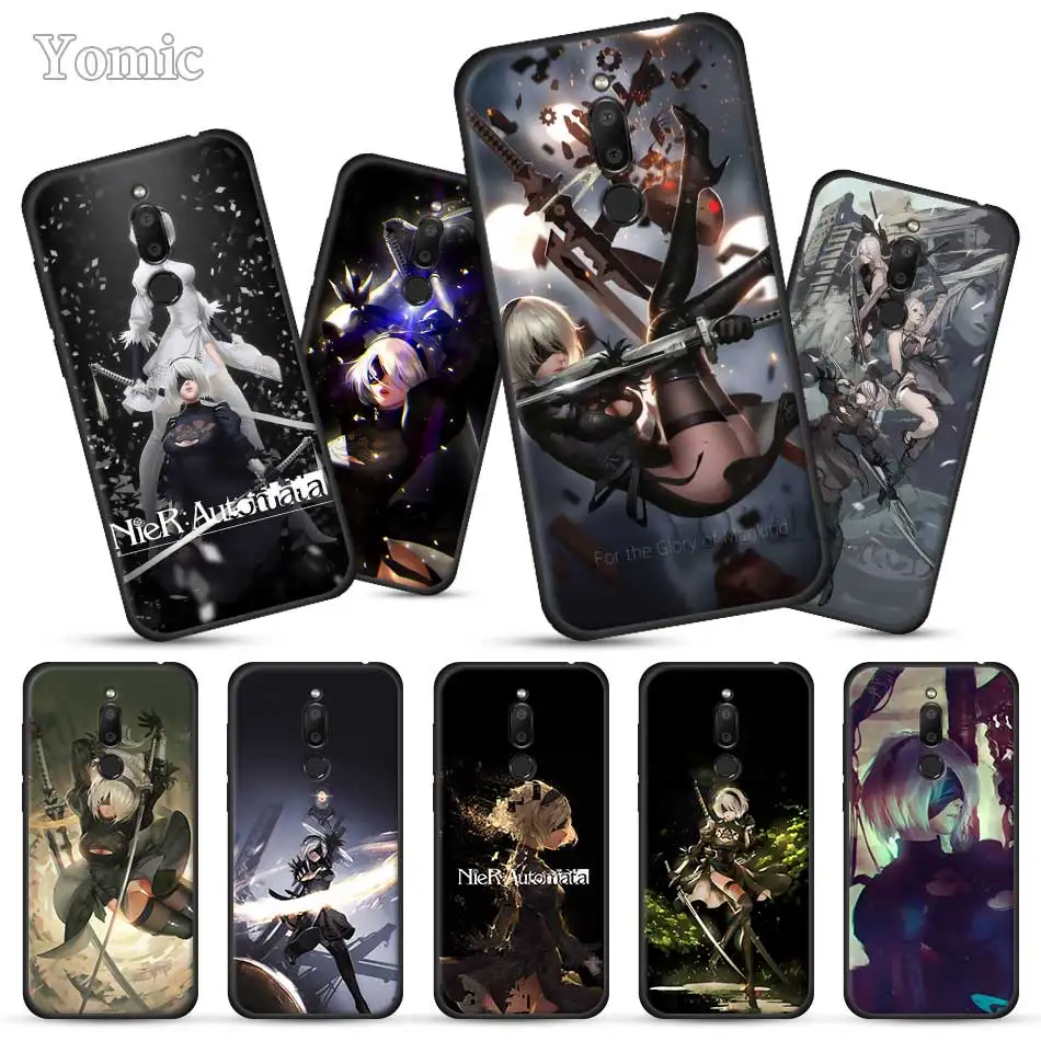 

Automata Black Case for Meizu M6T 16Xs 16S 16th 16X 16 Full Protective Back Cases Silicone Phone Case Cover
