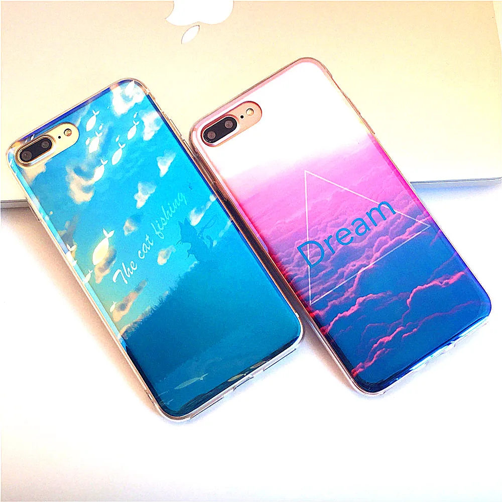 blue light phone cases for iphone 7 case iphone 6s coque