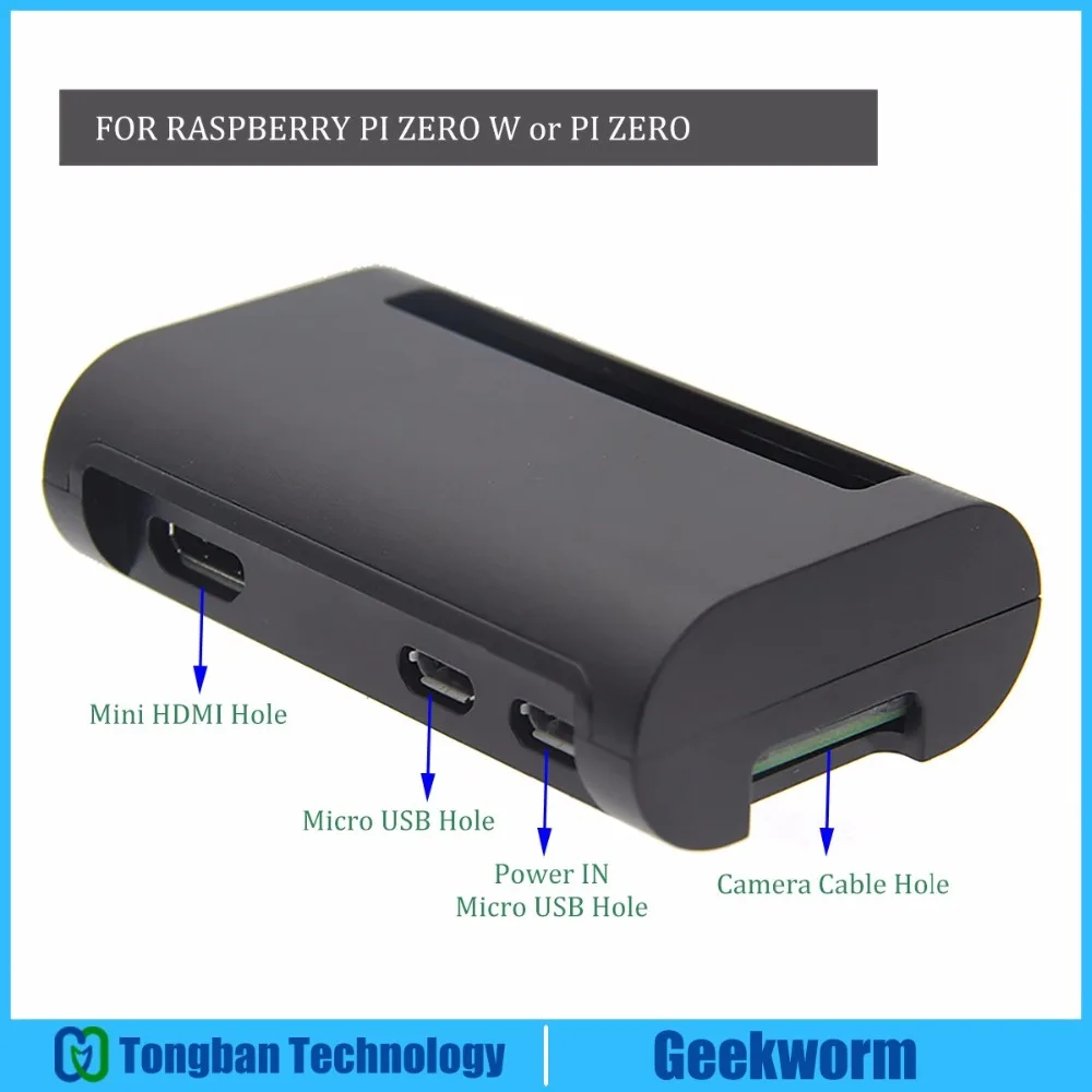 

Raspberry Pi Zero W New ABS Case Shell Box Compatible w/ Pi Zero / Zero W (Wireless)