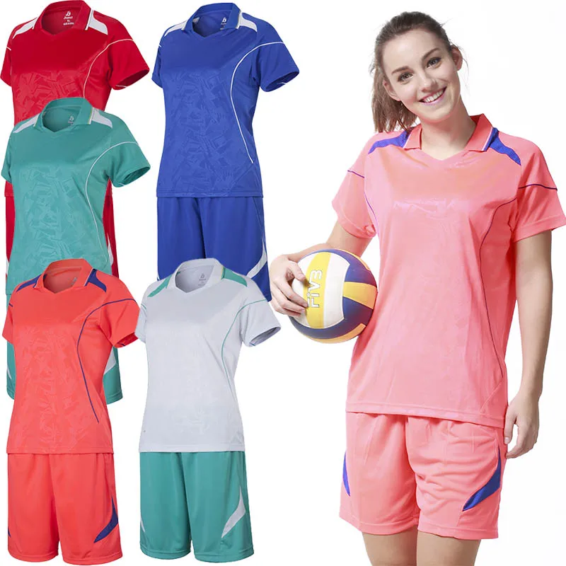 

Survetement Football 2017 Polyester Women's Sports Volleyball Jersey Uniforms Blank Soccer Running Training Suits Jogging DIY XL