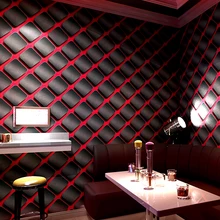 Современные Геометрические латтические 3D обои виниловые ПВХ решетки обои рулон 3D для KTV комнаты магазины фон росписи Papel Pintado