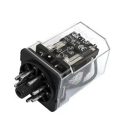 

DC 12V Coil 7.5A 250V AC 10A 30V DC 8 Pins DPDT Power Relay JQX-10F-2Z