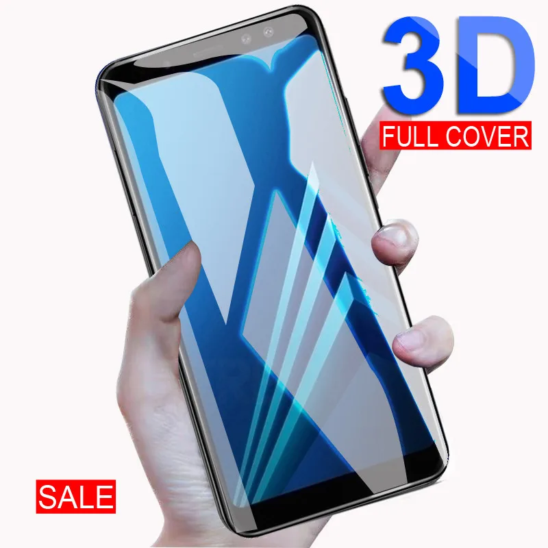 2 шт 3D полное покрытие закаленное стекло для Samsung Galaxy A3 A5 A7 2016 2017 A6 A8 Plus 2018 Защитная
